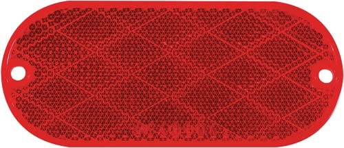 OPTRONICS RE11RBP Optronics RE-11RBP Red Oblong Reflector