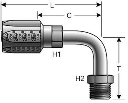Gates G34504-0608 Field Attachable