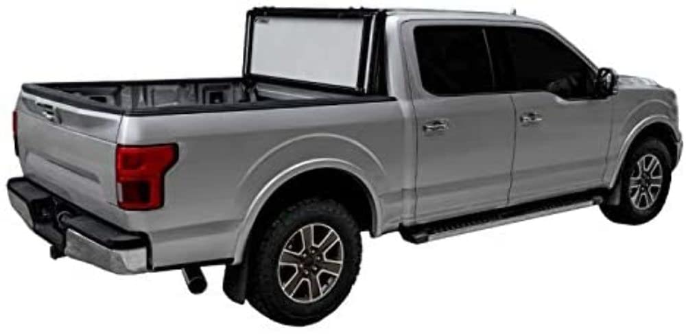 Lomax G3010049 LOMAX G3010049 Stance Hard Tri-Fold Cover; Black Urethane Finish; Split Rail;