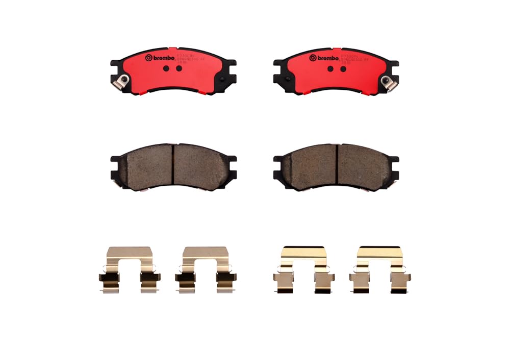 BREMBO P73001N Brembo P73001N Premium Ceramic Front Disc Brake Pad Set SATURN OE# 21012856
