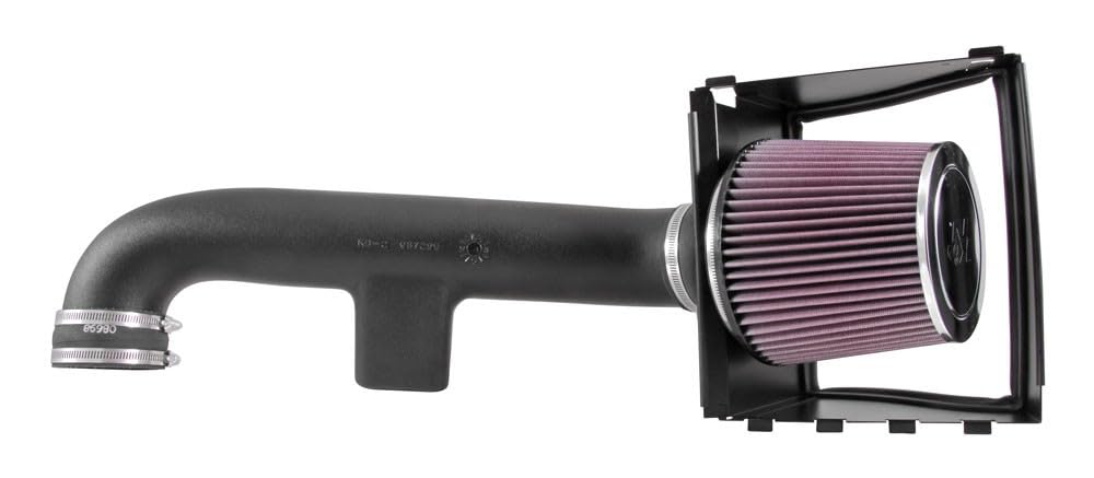 K&N FILTER 63-2591 K&N Cold Air Intake System: High-Flow Air Filter, Increase Performance & Towing: Compatible with 2015-2020 Ford: F150, 63-2591