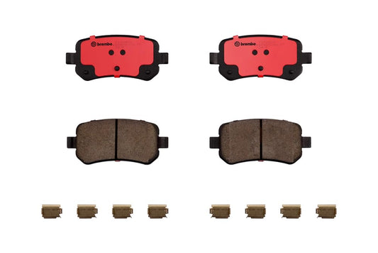 BREMBO P24080N Brembo P24080N Premium Ceramic Rear Disc Brake Pad Set FORD USA OE# 3F2Z2200AA