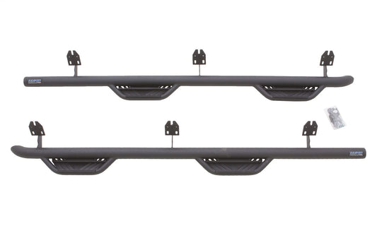 LUND 34641019 Lund 34641019 Black Steel Terrain HX Step Nerf Bars for 2014-2018 Chevrolet Silverado/GMC Sierra 1500 Crew Cab