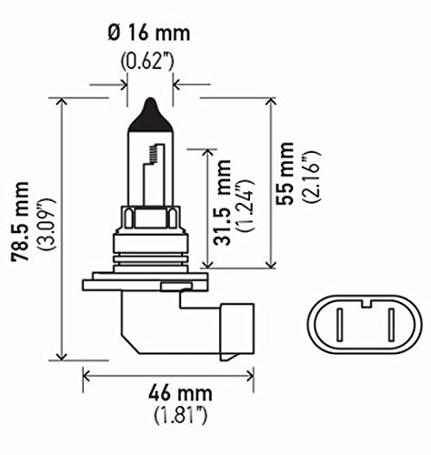 HELLA 9006LL Hella 9006LL BULB 9006LL 12V 55W P22D