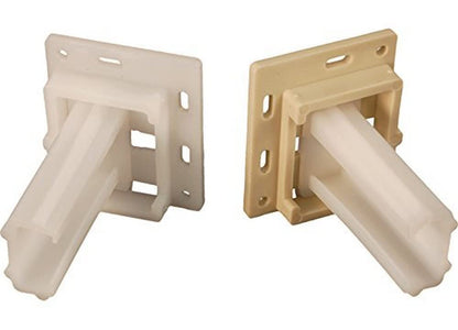 RV DESIGNER H306 RV Designer H306 Drawer Slide Socket Set - C Shape - 4-Way Adjustable Rear Mount - RV Drawer Slides Brackets - Includes Fasteners - Easy Install - 2 Pack