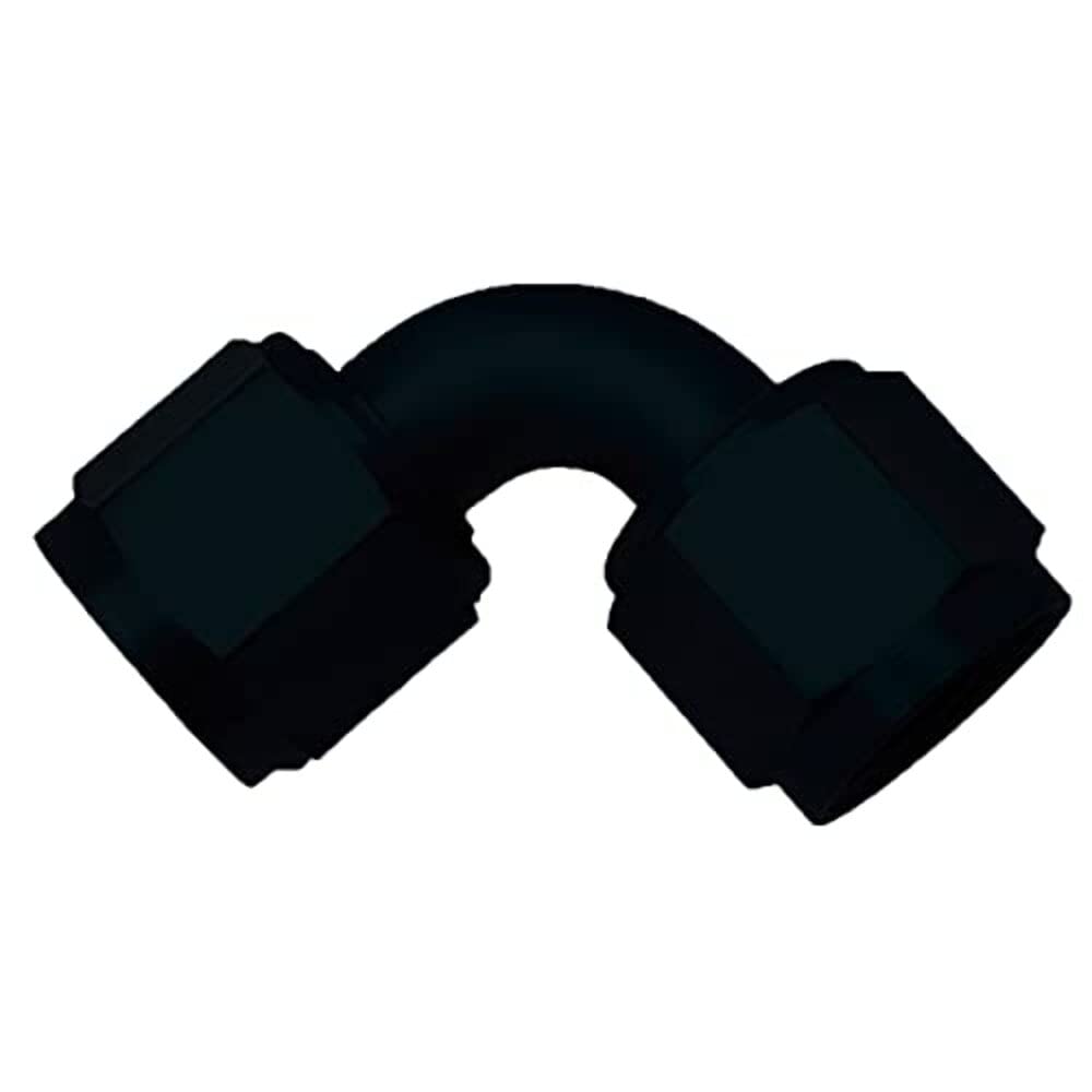 SPEEDFX 560890BK Speedfx 560890BK -8AN 90 BLK SWIVEL COUPLER