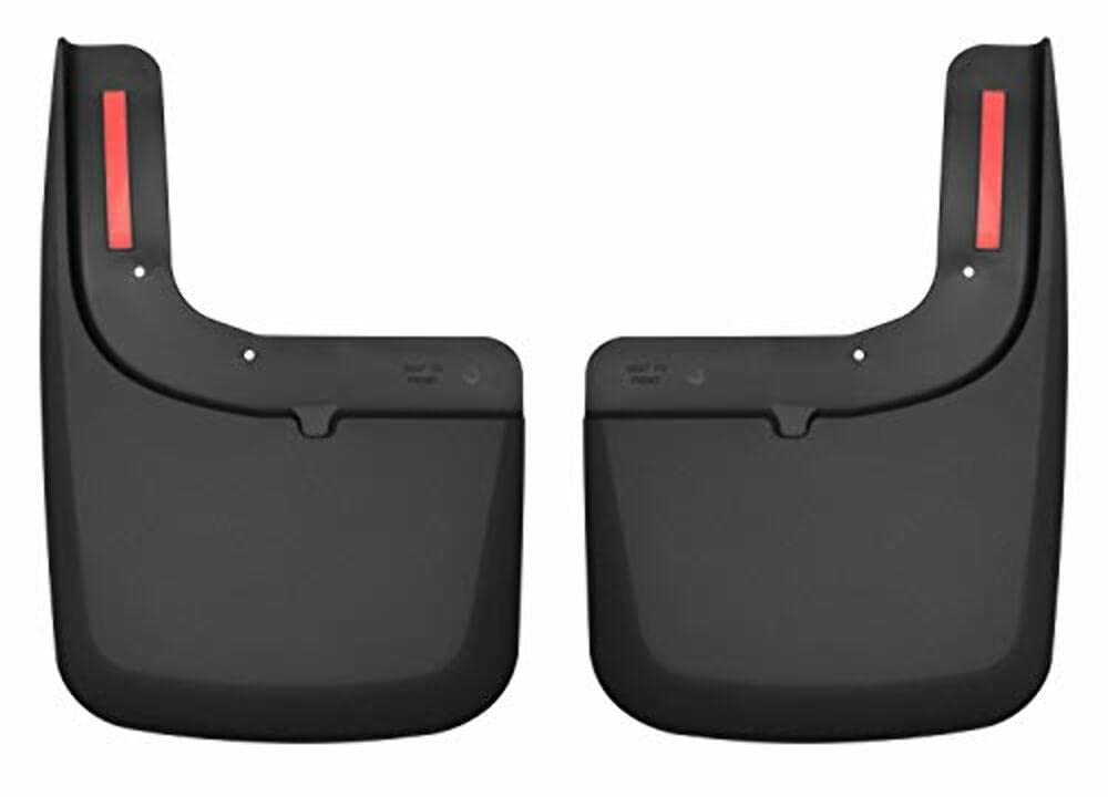 Husky Liners 58471 Husky Liners - Front Mud Guards – 2017-2022 Ford F-250/F-350 Super Duty w/OEM Fender Flares, Front Set - Black, 2 Pc – 58471