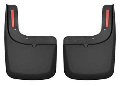 Husky Liners 58471 Husky Liners - Front Mud Guards – 2017-2022 Ford F-250/F-350 Super Duty w/OEM Fender Flares, Front Set - Black, 2 Pc – 58471