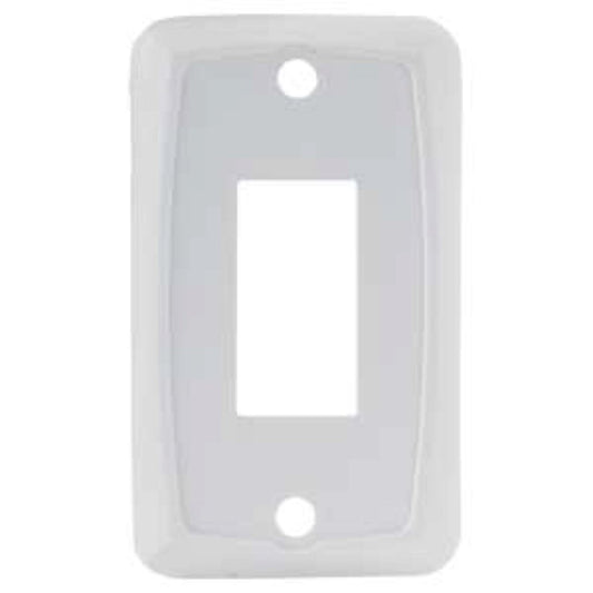 JR PRODUCTS 12841-5 JR Products 12841-5 White Single Switch Wall Plate, (Pack of 5)