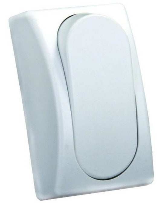 JR PRODUCTS 13575 JR Products 13575 Modular On/Off Switch - Single , White
