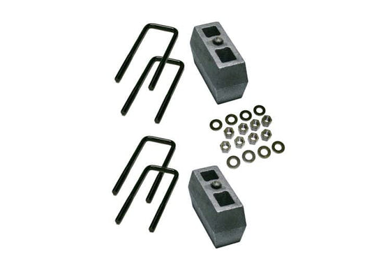 SUPERLIFT 9227 RealTruck SUPERLIFT SUSPENSION 2" Block Kit for Ford F-250/F-350 | Rear Lift Blocks, U-Bolts, & Hardware | 9227 | Fits 2011-2024 Ford F-250/F-350 4WD with 3 5/8" Axle Tube & Top Mounted Overload Leaf