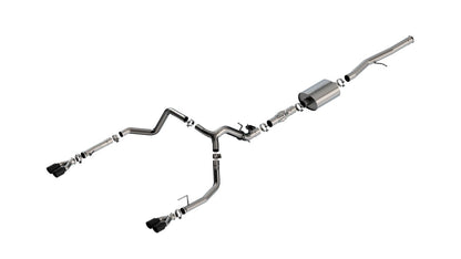 BORLA 140997BC Borla 2024 Chevy Silverado 1500 6.2L V8 ATAK Catback Exhaust w/ Simula