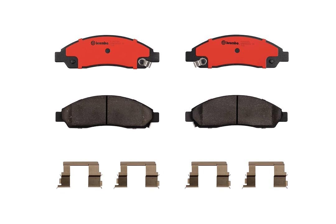 BREMBO P34005N Brembo P34005N Premium Ceramic Front Disc Brake Pad Set CHEVROLET/GMC/GREAT WALL/HOLDEN/ISUZU OE# 89040317