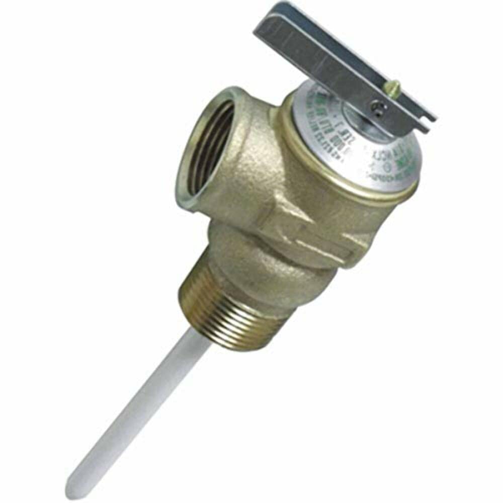CAMCO 10471 Camco 10471 Propane Hose and Connector (T and P Valve 3/4In with 4In Probe Coated, 150Psi, Bulk)