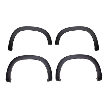TRAILFX TFC3005OE TrailFX Fender Flares Fits Chevrolet Silverado 1500 2019-2025 OE Style Black Smooth Paintable Polypropylene Set of 4 with Stainless Steel Hardware TrailFX TFC3005OE