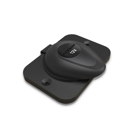 FURRION LLC F12VR-AM Furrion 2021123536 Electrical RV Receptacle with Watertight Sealing Cap - 12V, Black