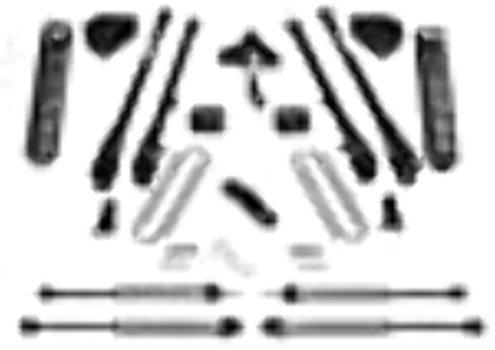 FABTECH FTS22250 Fabtech FTS22250 Coil Spring Kit For 6 in. Lift For PN[K2255/K2255M/K2255DL/K2256/K2256M/K2256DL/K2257/K2257M/K2257DL] Coil Spring Kit