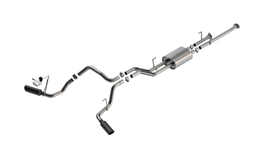 BORLA 141024BC Borla 09-21 Toyota Tundra 5.7L ATAK Cat-Back Exhaust - 4in Black Chrome Tips