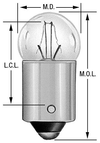 WAGNER BP53 Wagner Lighting BP53 Standard Multi-Purpose Light Bulb Card of 2
