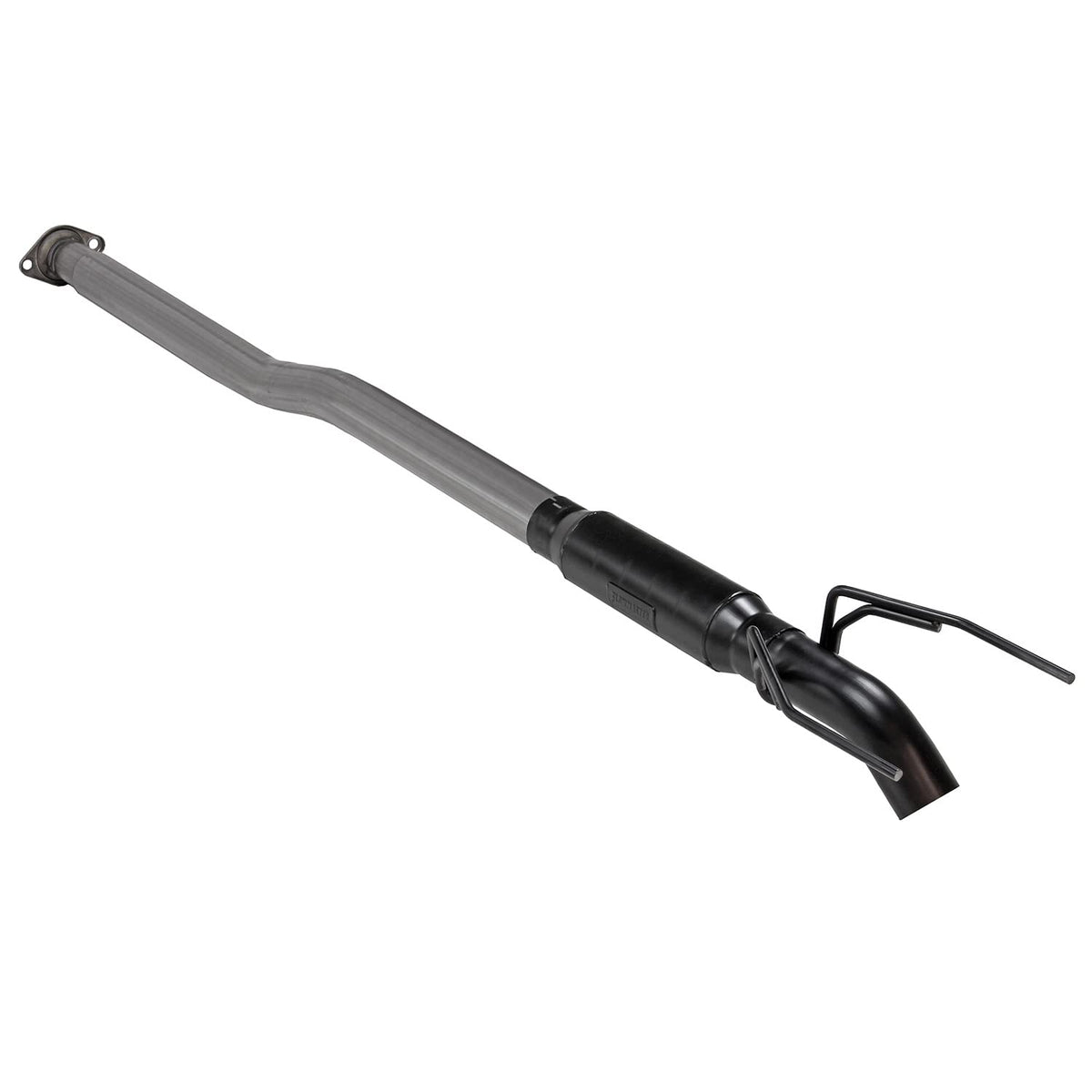 FLOWMASTER 817960 Flowmaster 817960 Outlaw Extreme High Clearance Cat-Back Exhaust Kit 3 Inch 409 Stainless Steel Black Single Dump Turndown Compatible with 2005-2015 Toyota Tacoma Standard/Extended/Crew Cab 4.0L V6