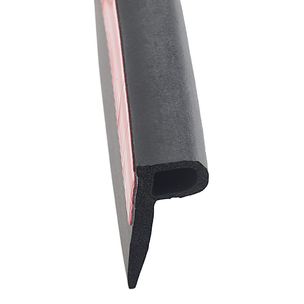 AP PRODUCTS 018-607 AP Products 018-607 "P" Seal with Tape, Black / 2-1/2" x 7/8" x 100'