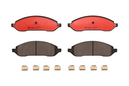BREMBO P56092N Brembo P56092N Premium Ceramic Front Disc Brake Pad Set FORD USA OE# 3F2Z2001SA