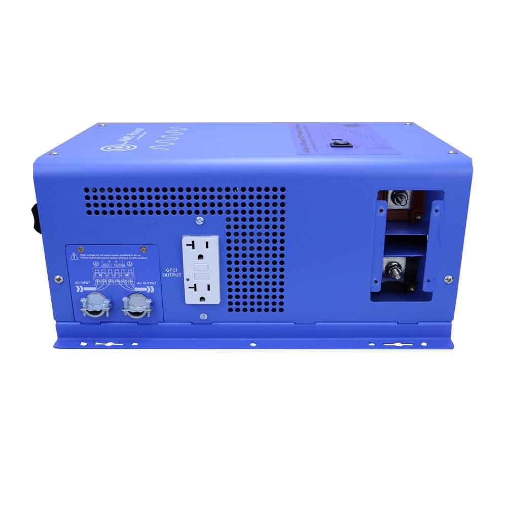 AIMS POWER PICOGLF30W12V120V AIMS 3000W 12V Pure Sine Inverter Charger w/Transfer Switch 120V ETL