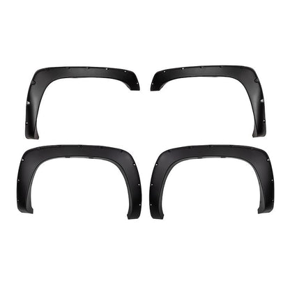 TRAILFX TFC3000S Trail FX Fender Flare TFC3000S Pocket Style Black Smooth Finish 2 Inch Front and 2 Inch Rear Tire Coverage Polypropylene Fits 1999-2006 Chevrolet/GMC Silverado/Sierra 1500/2500/3500
