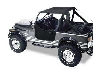 BESTOP 52508-01 Bestop Traditional Bikini Black Crush 5250801 for Jeep CJ7/CJ8/YJ 1976-1991