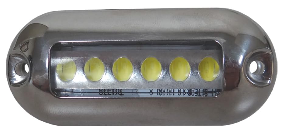T-H MARINE LED-51901-DP T-H Marine 232-led51901dp Submersible LED Light, Blue, with Stainless Steel Bezel
