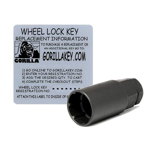 GORILLA 76641N Gorilla Automotive 76641N Duplex Acorn Wheel Locks (14mm x 1.50 Thread Size) - Pack of 4,Chrome