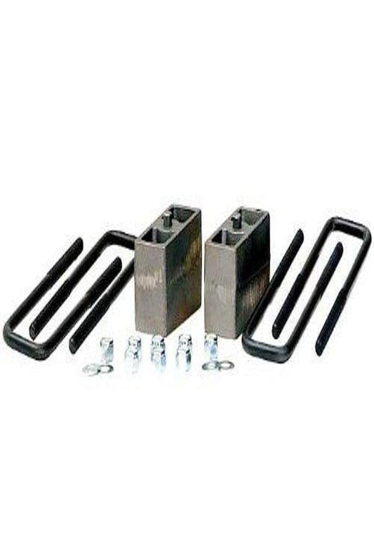 FABTECH FTS21110 Fabtech (FTS21110) 1" Rear Block and U-Bolt Kit for Silverado/Sierra 2500 HD