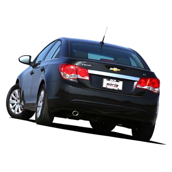 BORLA 140352 BORLA 140352 Cat-Back Performance Exhaust System for 2011-2016 Chevrolet Cruze/Cruze Limited 1.4L/ 1.8L 4 Cyl. Automatic/Manual Transmission Front Wheel Drive 4 Door.
