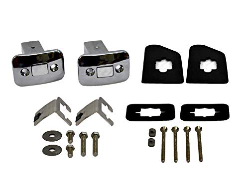 PUTCO 99915 Putco Chrome Push-Up Tie Downs - Rear Pair - 19-25 Chevy Silverado & GMC Sierra 1500 & 20-25 Silverado & Sierra 2500 3500