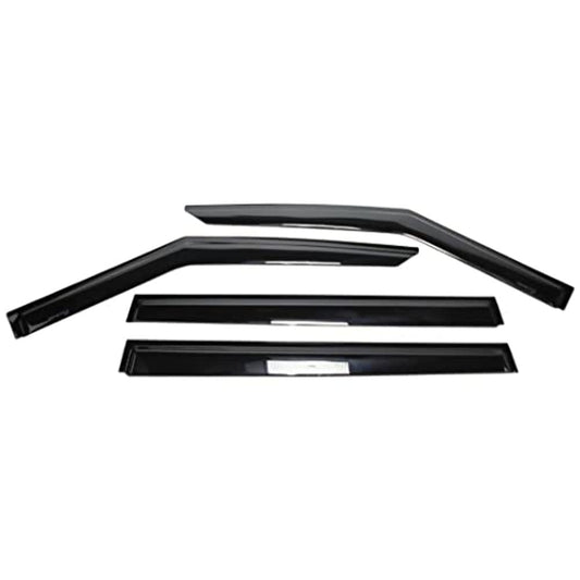 TRAILFX 4818H TRAILFX Rain Guard Tape On Window Vent Visors Acrylic with A Smoke Tint 4 Piece Compatible with 20-21 Explorer - 4818H