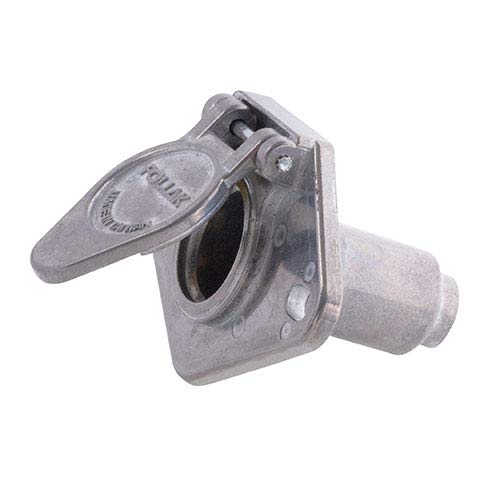 RV DESIGNER P404 RV Designer P404 Pollak 4-Way Trailer Connector Socket, Die-Cast Metal