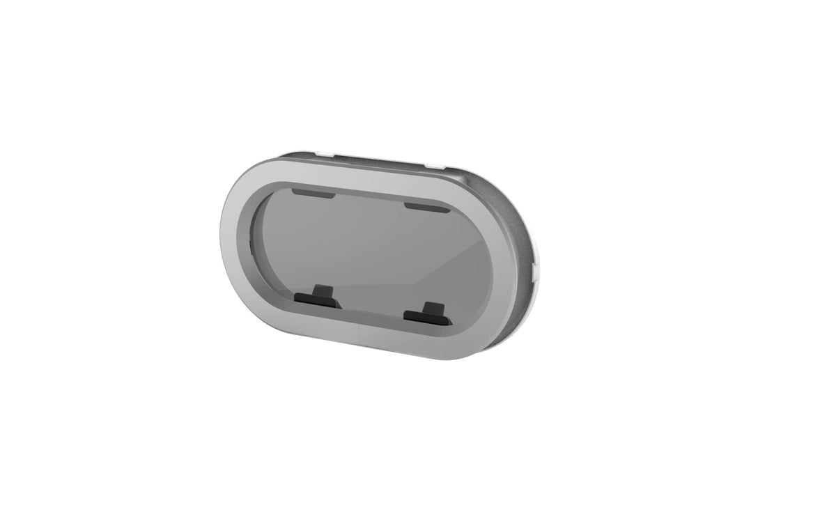 LEWMAR 393320200 Lewmar Standard Portlight Size 3 Silver White Trim Opening