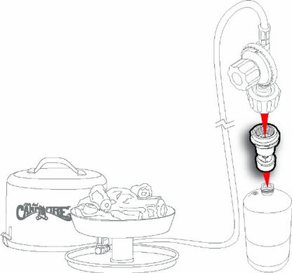 CAMCO 59213 Camco 59213 1lb Propane Bottle Adapter