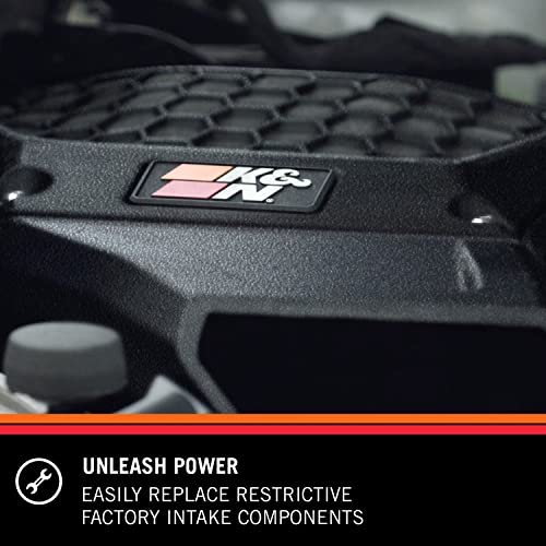 K&N FILTER 77-1005KC K&N Cold Air Intake System: High-Flow Air-Filter, Increase Performance & Horsepower: Compatible with 2021-2024 FORD Bronco; 2024-2024 FORD Ranger, 77-1005KC