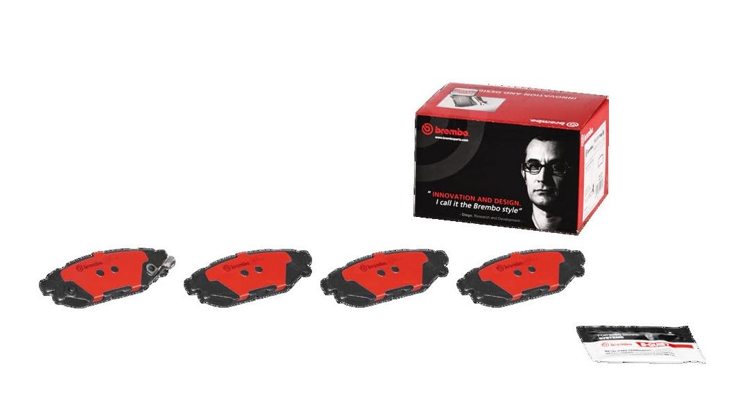 BREMBO P78020N Brembo P78020N Premium Ceramic Rear Disc Brake Pad Set SUBARU/TOYOTA OE# 26696AG010