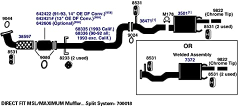 AP EXHAUST 68336 AP Exhaust Products 68336 Exhaust Pipe