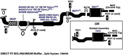 AP EXHAUST 68336 AP Exhaust Products 68336 Exhaust Pipe