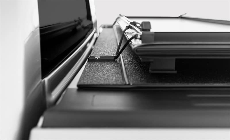 Lomax G3010049 LOMAX G3010049 Stance Hard Tri-Fold Cover; Black Urethane Finish; Split Rail;