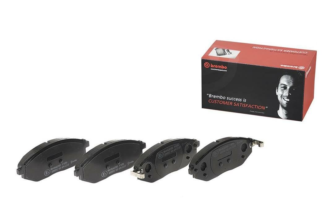 BREMBO P10064 Brembo P10064 Low-Met Front Disc Brake Pad Set CADILLAC/CHEVROLET OE# 22907156