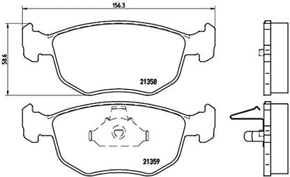 BREMBO P24076X Brembo P24076X BRAKE PAD