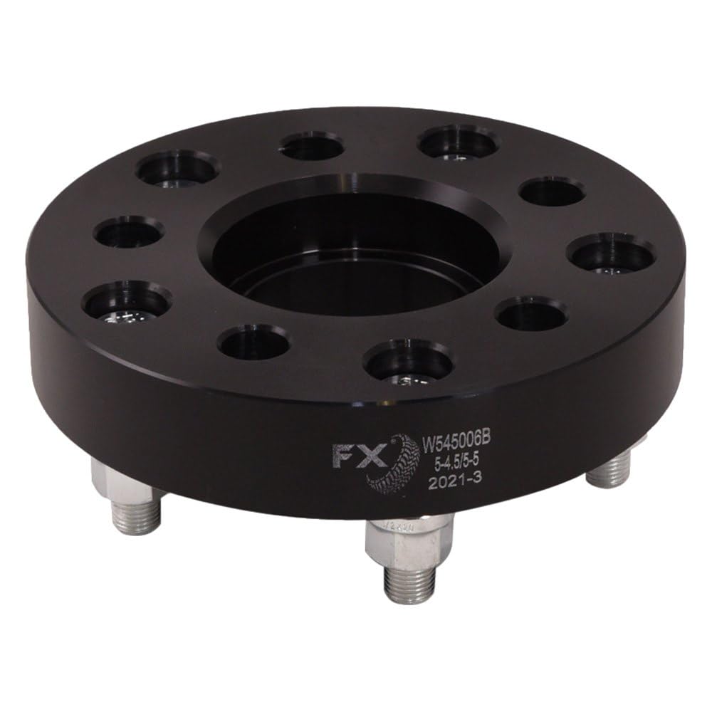 TRAILFX W545006B Trailfx W545006B HUB CENT WHL ADP BLK 5X4.5-5X5