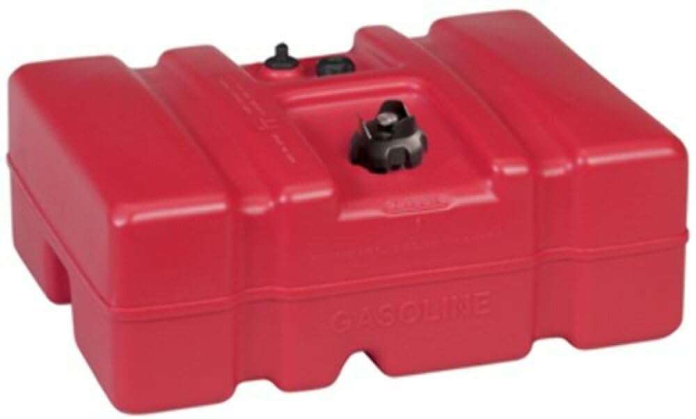 MOELLER 630013LP Moeller Marine EPA- Compliant Topside Fuel Tank - 12 Gallons, Low Profile, Model# 620013LP