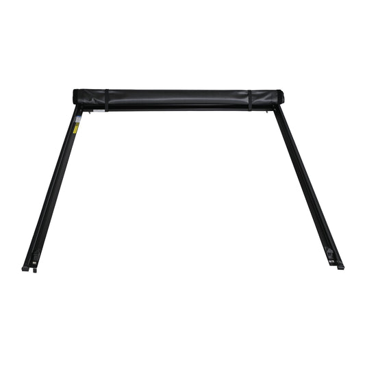 TRAILFX TFX5214 TrailFX Soft Roll-Up Tonneau Cover Fits 2024-2025 Toyota Tacoma 6 Foot Bed Soft Roll-Up with Hook and Loop Lockable via Tailgate Handle Lock Black Vinyl with Aluminum Rails Inside Rail Mount
