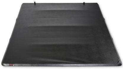 TRAILFX TFX1117 TrailFX Soft Tri-Fold Tonneau Cover Fits Chevrolet Silverado 1500 8 ft Bed 2019-2025 Lockable Using Tailgate Handle 3 Panels and 2 Folds Black Vinyl with Aluminum Rails TrailFX TFX1117