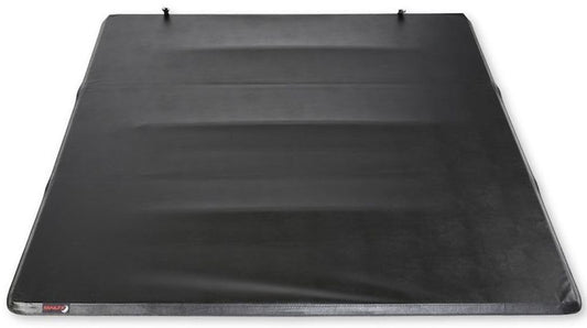 TRAILFX TFX1117 TrailFX Soft Tri-Fold Tonneau Cover Fits Chevrolet Silverado 1500 8 ft Bed 2019-2025 Lockable Using Tailgate Handle 3 Panels and 2 Folds Black Vinyl with Aluminum Rails TrailFX TFX1117